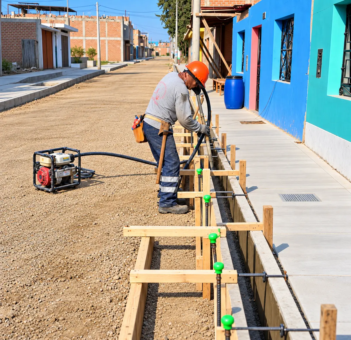 Obra INFRAESTRUCTURA VIAL: PISTAS Y VEREDAS